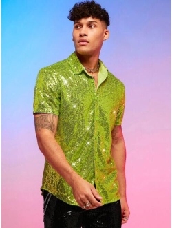 Manfinity AFTRDRK Men Sequin Shirt