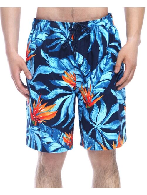 ROKKA&ROLLA Men's 8" Mesh Lined Swim Trunks, up to Size 2XL