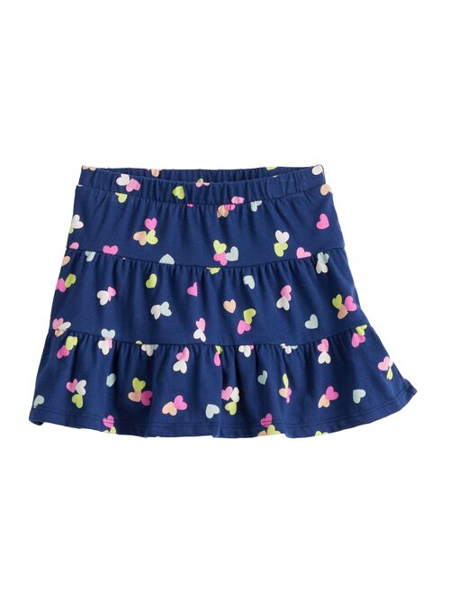 Toddler Girl Jumping Beans Print Tiered Skort