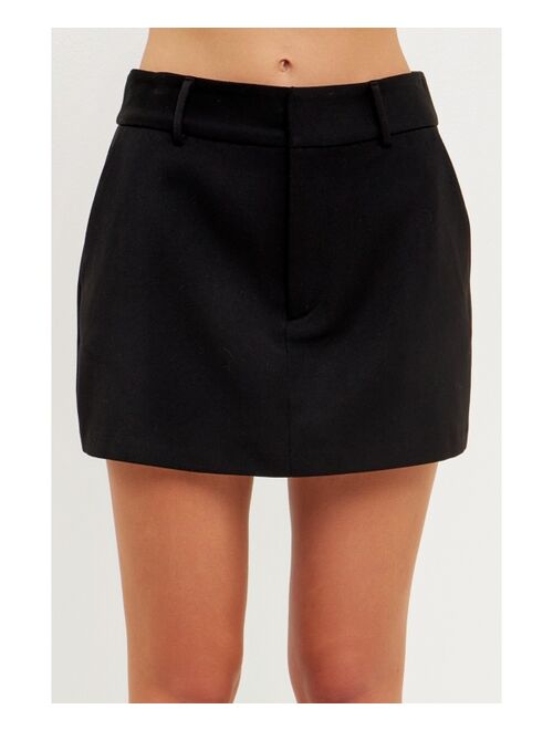 GREY LAB Women's Formal Short Skort