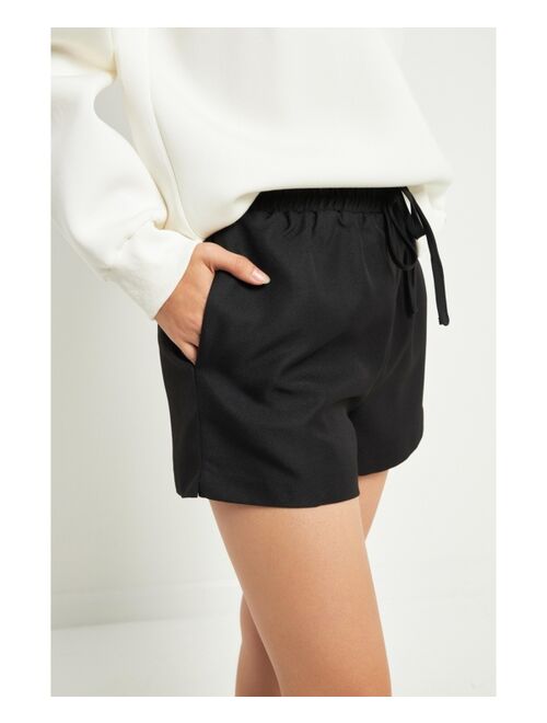 GREY LAB Women's Elastic Waist Shorts