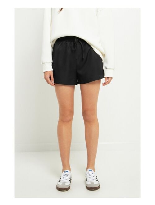 GREY LAB Women's Elastic Waist Shorts