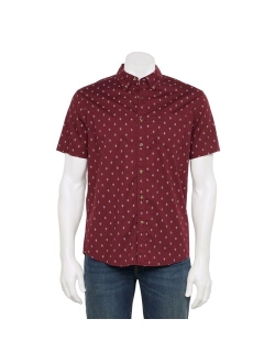 Short Sleeve Perfect Length Button Down Shirt