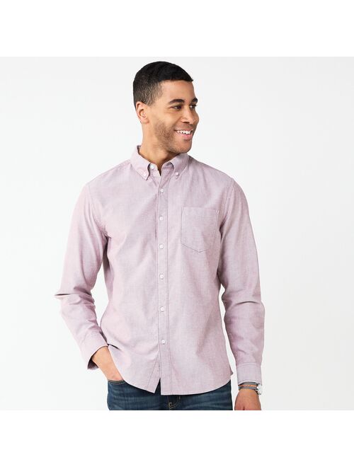 Men's Sonoma Goods For Life Perfect-Length Button-Down Shirt