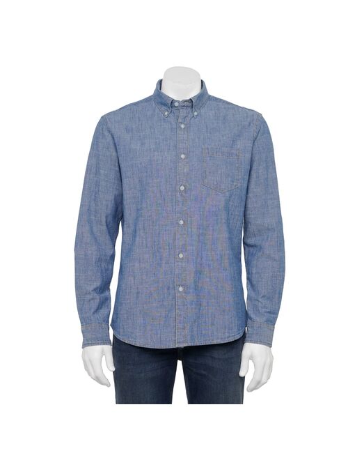 Men's Sonoma Goods For Life Perfect-Length Button-Down Shirt