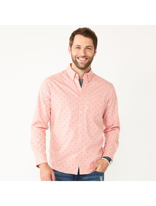 Men's Sonoma Goods For Life Perfect-Length Button-Down Shirt