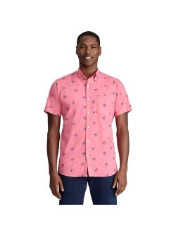 Classic Printed Breeze Button Front