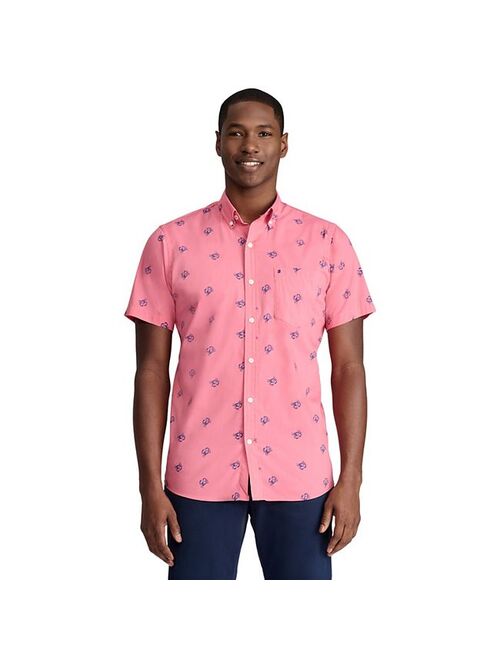 Men's IZOD Classic Printed Breeze Button Front