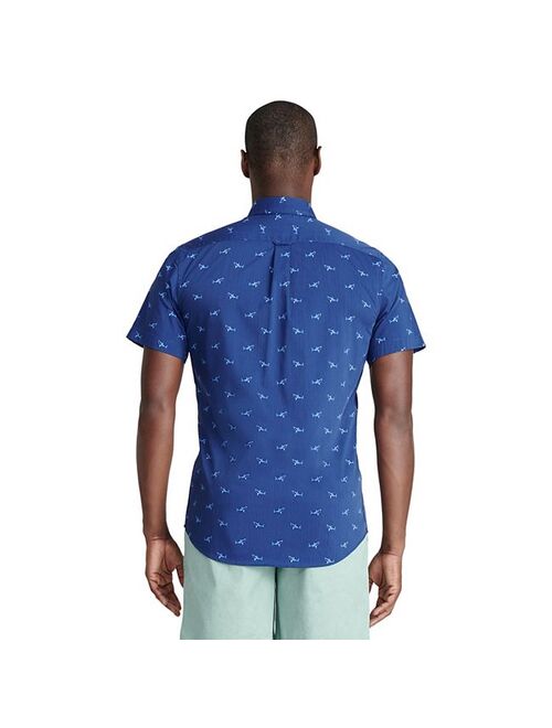 Men's IZOD Classic Printed Breeze Button Front