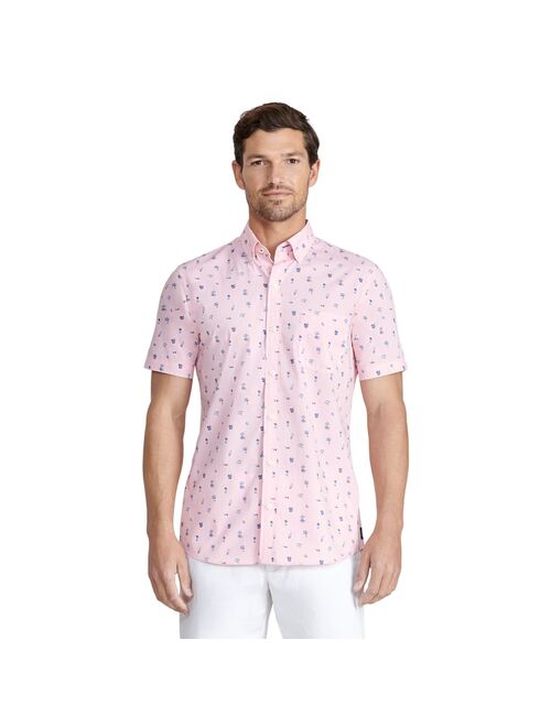 Men's IZOD Classic Printed Breeze Button Front