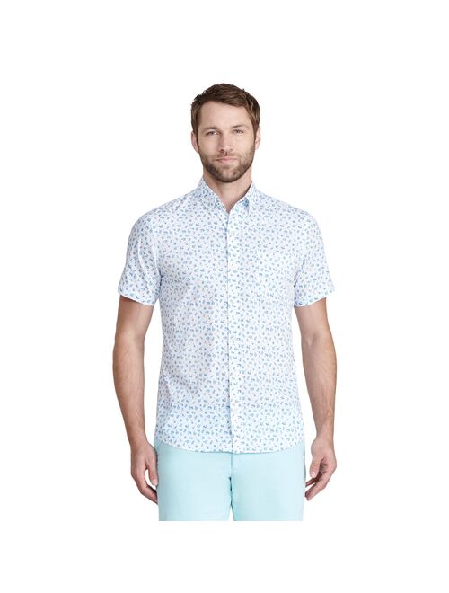 Men's IZOD Classic Printed Breeze Button Front