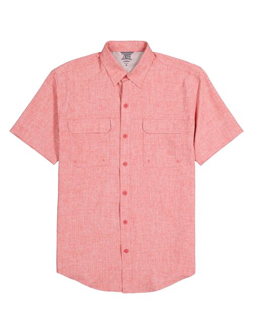 Big & Tall IZOD Saltwater Classic-Fit Performance Beach Button-Down Shirt