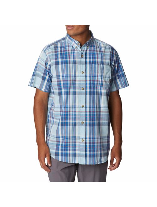 Men's Columbia Rapid Rivers II Plaid Woven Button-Down Shirt