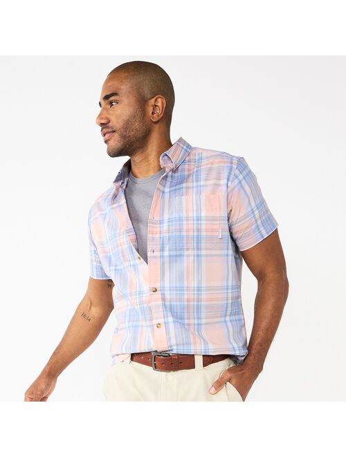 Men's Columbia Rapid Rivers II Plaid Woven Button-Down Shirt