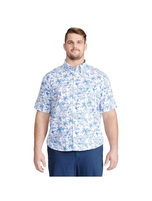 Big & Tall IZOD Saltwater Classic-Fit Chambray Button-Down Shirt