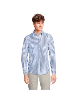 lands end Big & Tall Lands' End Traditional-Fit Essential Lightweight Poplin Shirt