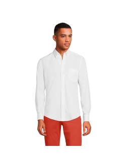 lands end Big & Tall Lands' End Traditional-Fit Essential Lightweight Poplin Shirt