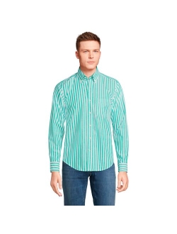 lands end Big & Tall Lands' End Traditional-Fit Essential Lightweight Poplin Shirt