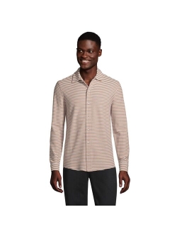 lands end Men's Lands' End Textured Button-Down Shirt