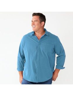 Big & Tall Apt. 9 Button-Down Tech Shirt