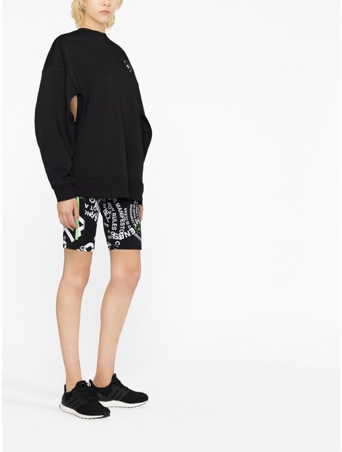 adidas by Stella McCartney printed cycling shorts