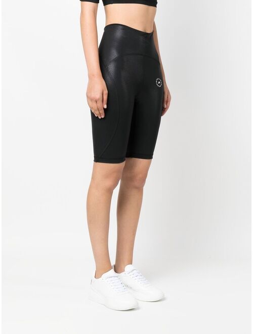 adidas by Stella McCartney logo-print cycling shorts