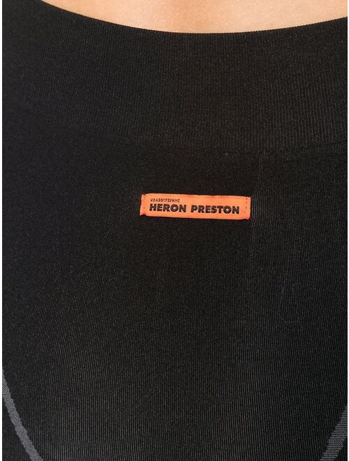 Heron Preston logo-waistband cycling shorts