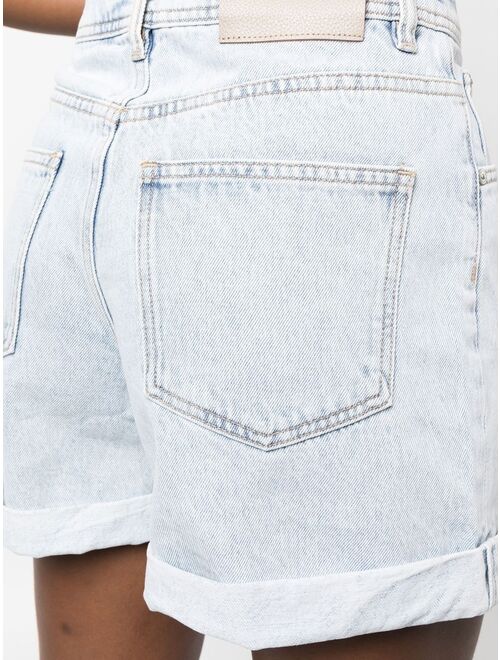 12 STOREEZ light-wash denim shorts