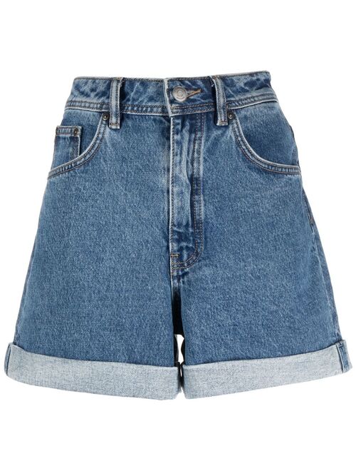 12 STOREEZ mid-wash denim shorts