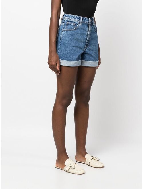 12 STOREEZ mid-wash denim shorts