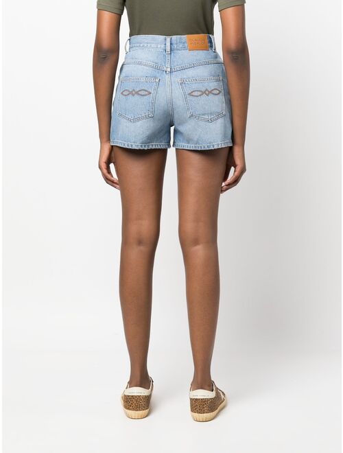 Claudie Pierlot high-waisted denim shorts