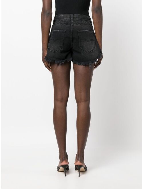 NISSA high-waisted denim shorts