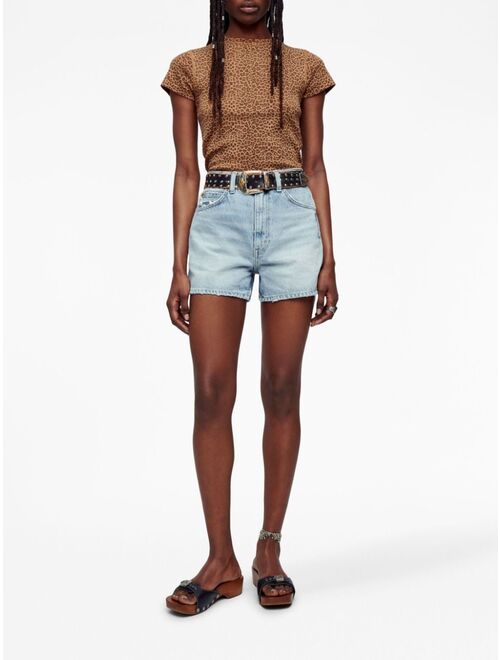 RE/DONE mid-rise denim shorts