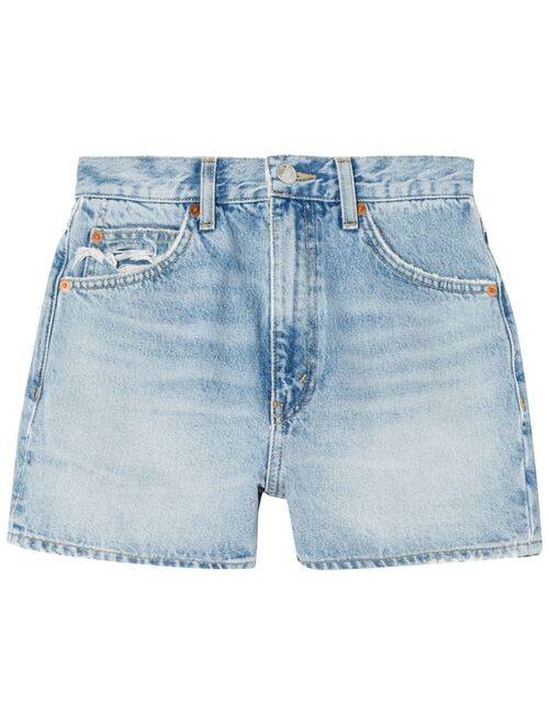 RE/DONE mid-rise denim shorts