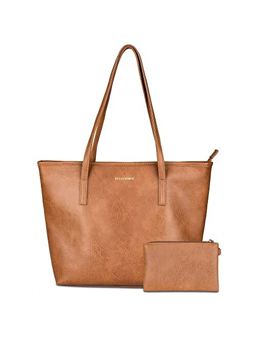 Montana West Tote Bags Vegan Leather Purses and Handbags for Women Top Handle Ladies Shoulder Bags