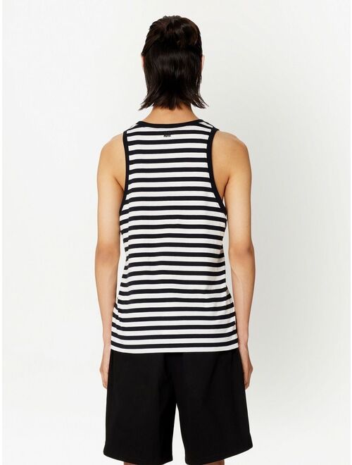 AMI Paris Ami de Coeur striped tank top