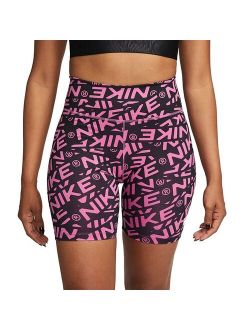 One Printed 7-in. Midrise Bike Shorts