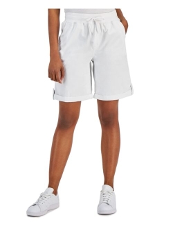 Style & Co Women's Woven Cuffed Pull-On Shorts, Created for Macy's