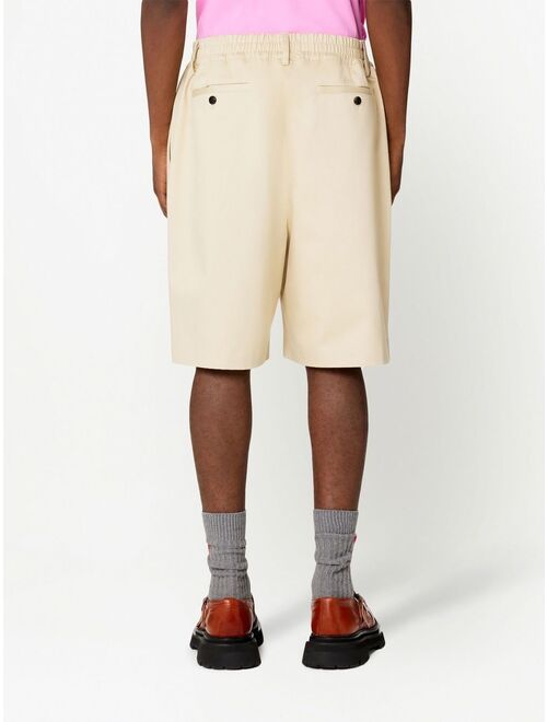 AMI Paris cotton chino shorts