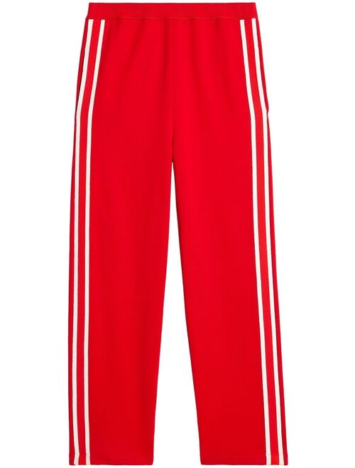 AMI Paris side-stripe drawstring track pants