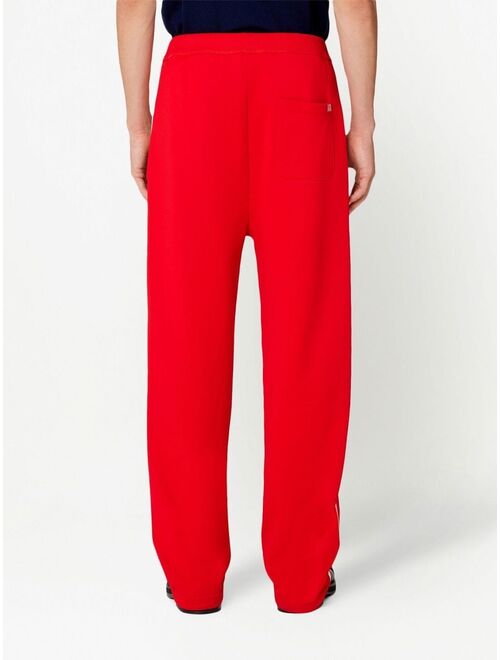 AMI Paris side-stripe drawstring track pants