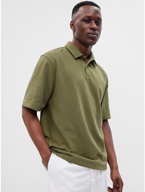 Gap French Terry Polo Shirt