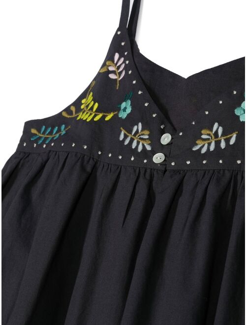 Bonpoint Anya embroidered smock dress