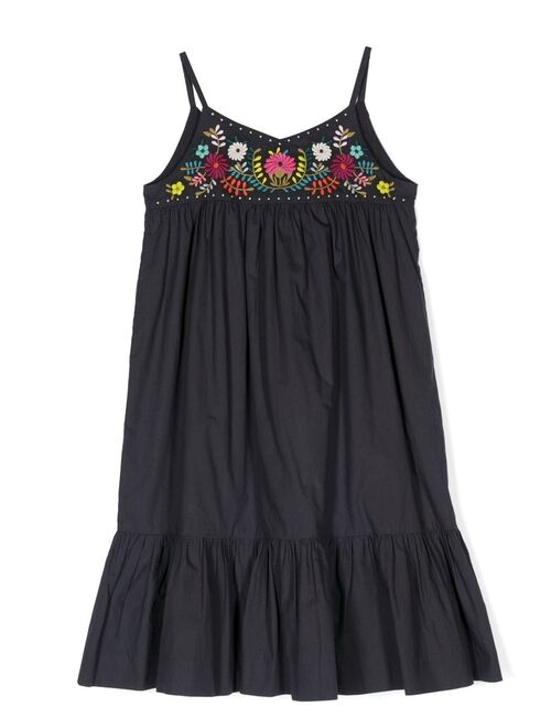 Bonpoint Anya embroidered smock dress