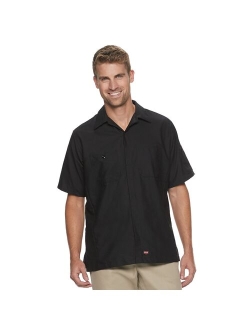 Men's Red Kap Short Sleeve Button-up Crew Shirt