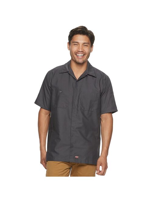 Men's Red Kap Short Sleeve Button-up Crew Shirt