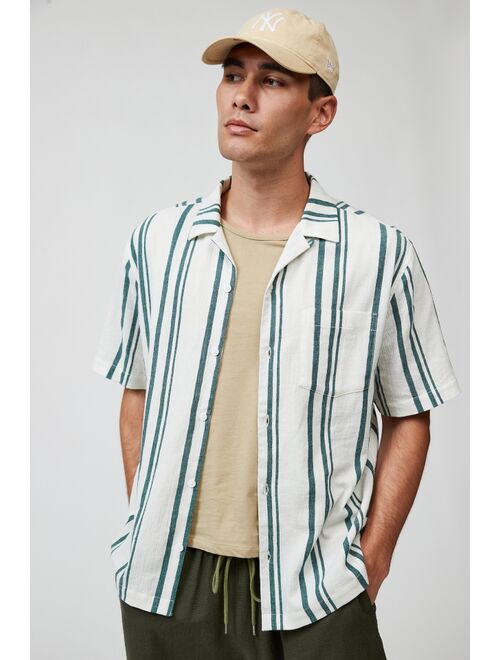 Urban outfitters Standard Cloth Liam Stripe Crinkle Shirt