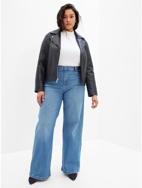 Gap High Rise Stride Jeans with Washwell