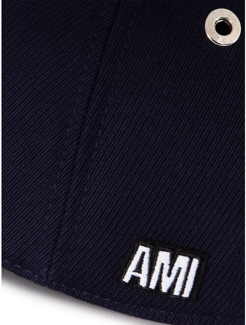 AMI Paris side logo-patch baseball cap