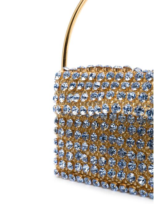 Vanina crystal-embellished clutch bag